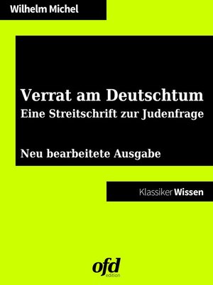 cover image of Verrat am Deutschtum